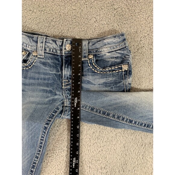 Miss Me Skinny Jeans 27 JE5757SR VTG 36D 31 Inseam Embellished Sequin - Picture 6 of 15